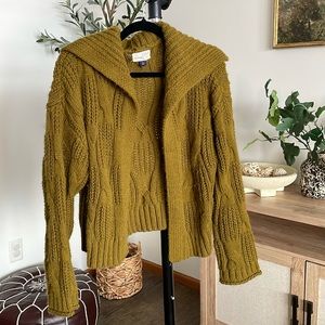 Chunky knit cardigan